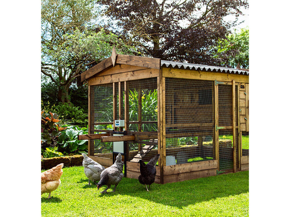 Bezpečnostné dvierka s poistkou ku kurínu CHICKEN GUARD DOOR 25x30 - Image 6