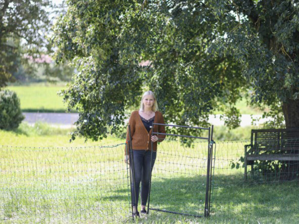 Brána k sieťam pre elektrické ohradníky KERBL 446518, 95-125 cm - Image 5