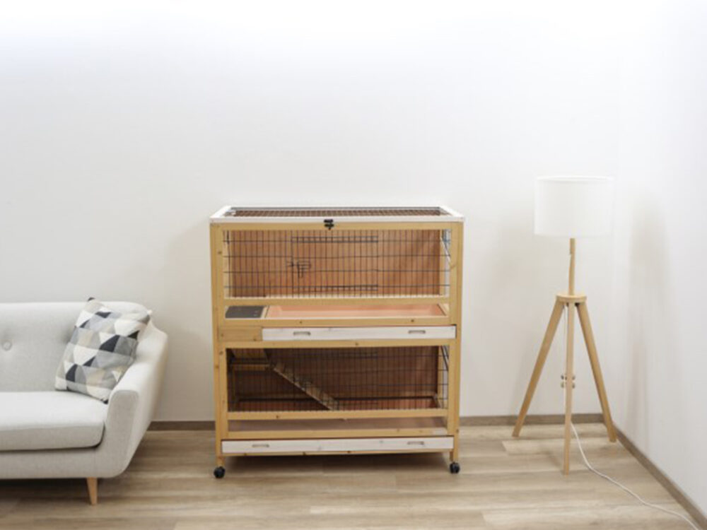 Klietka pre králiky a hlodavce KERBL 81703 INDOOR DELUXE - dvojposchodová - Image 8