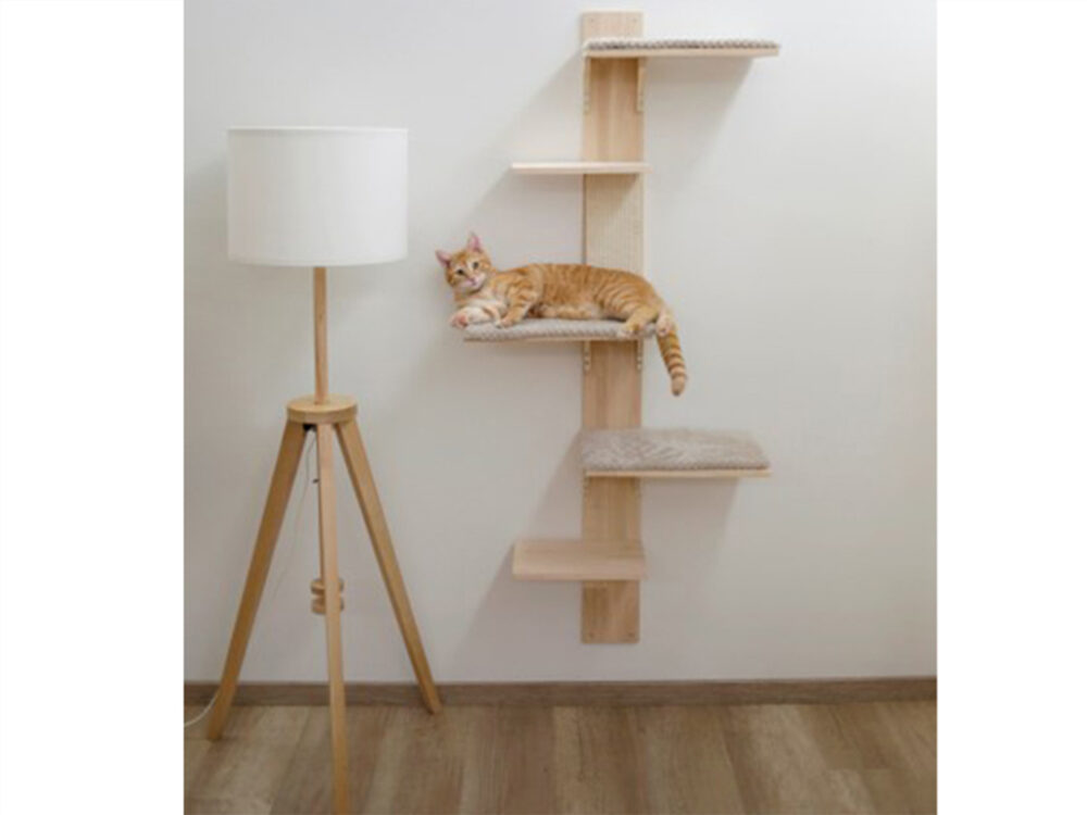 Škrabadlo pre mačky KERBL 81612 TIMBER, mačacie strom na stenu 150 cm - Image 3