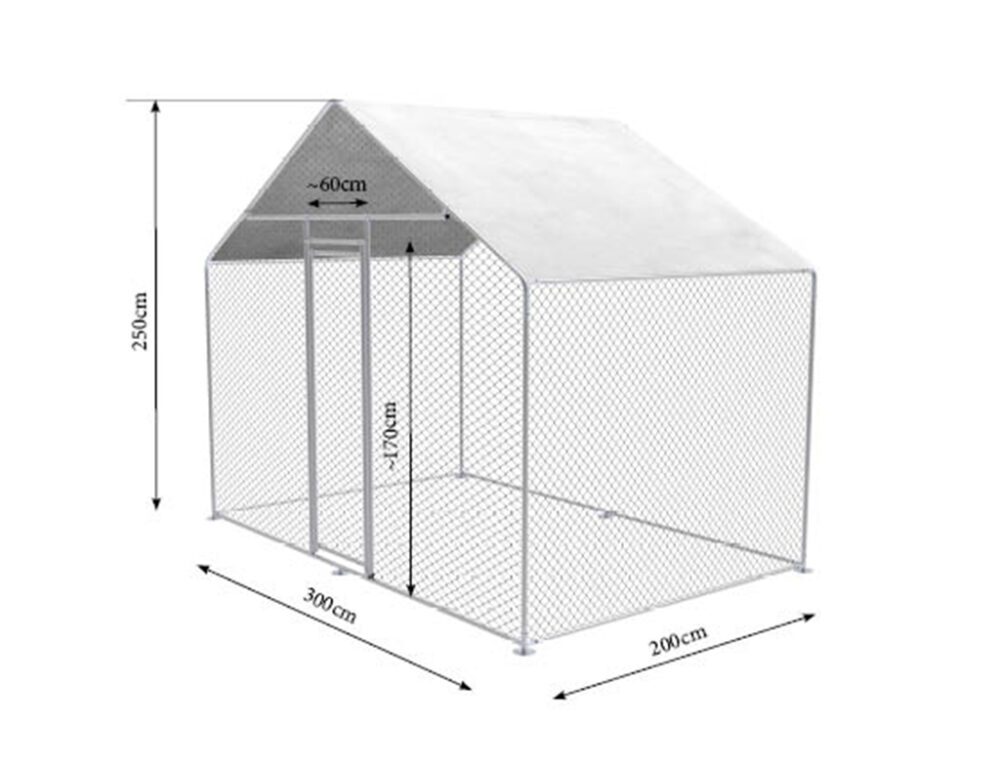 Výbeh pre hydinu ZM 3x2x2,45m - Image 8