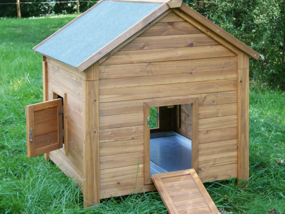 Kurín pre sliepky, domček pre králiky KERBL 82807, 105x100x108 cm - Image 4