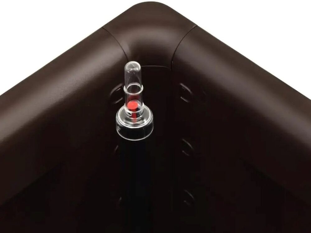 Samozavlažovací kvetináč, vyvýšený záhon STEFANPLAST NATURAL DELUXE 43 moka - Image 3