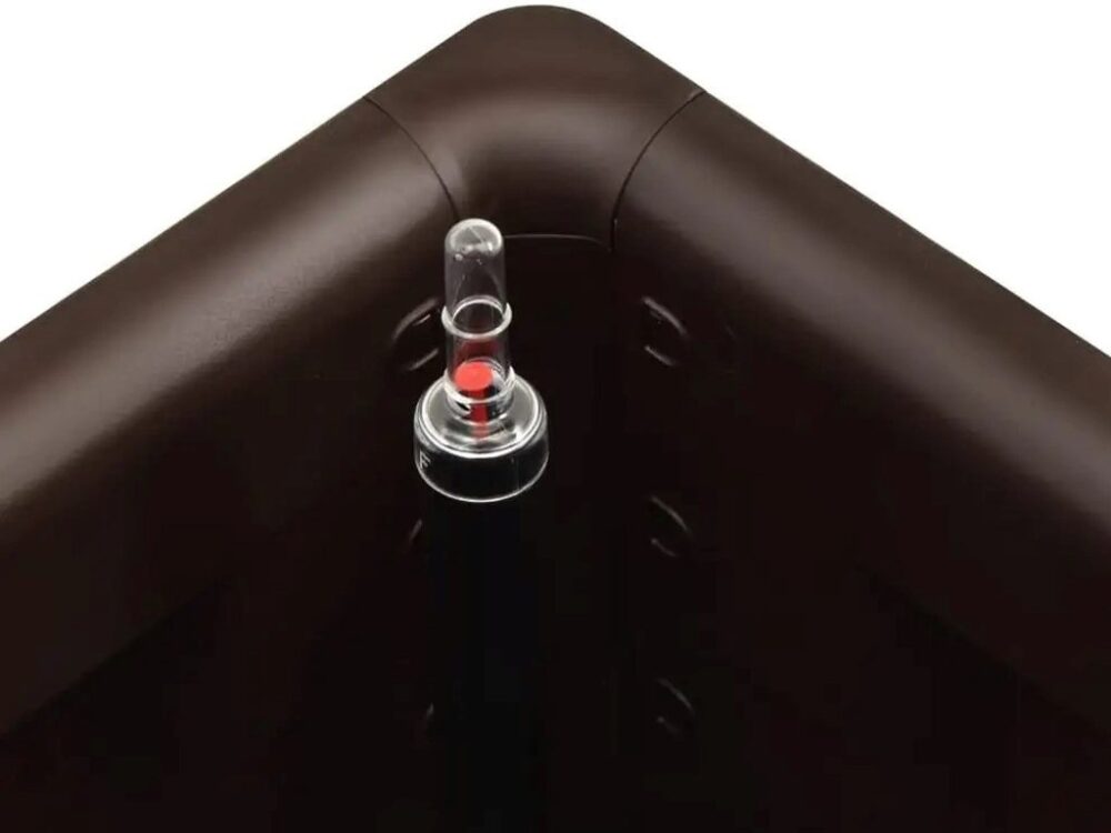 Samozavlažovací kvetináč, vyvýšený záhon STEFANPLAST NATURAL DELUXE 100 moka - Image 3