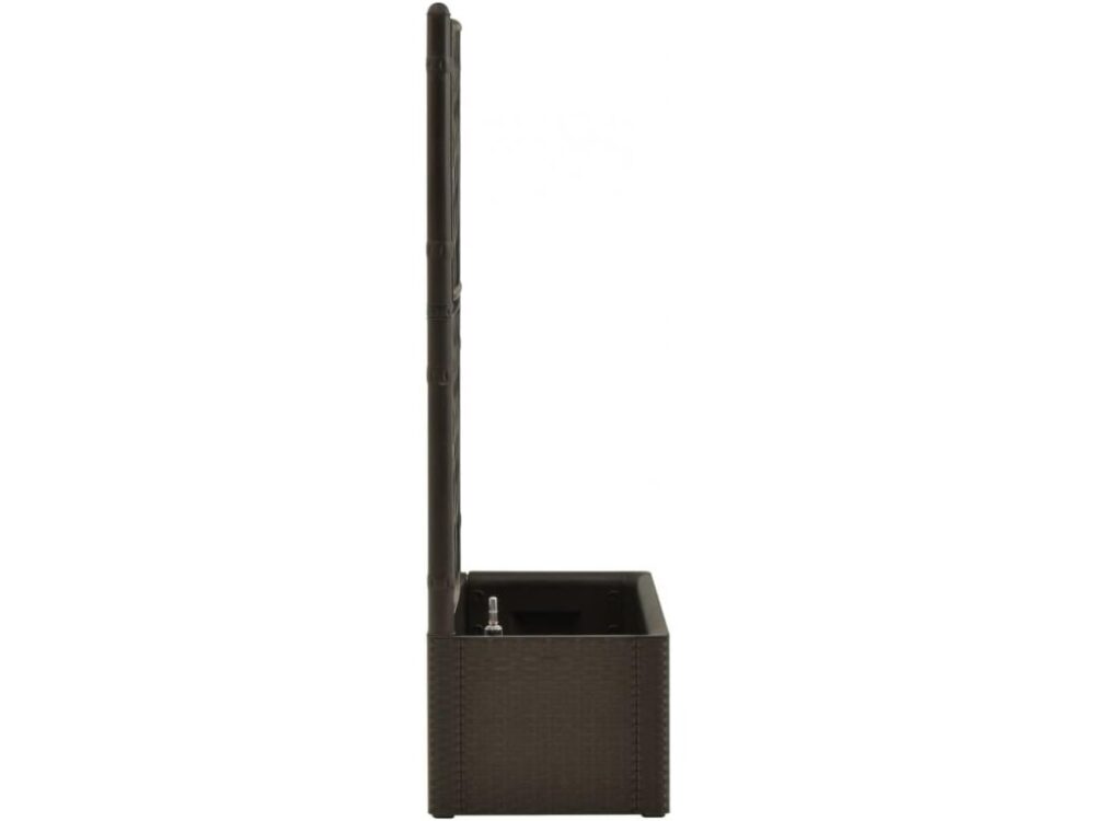 Samozavlažovací kvetináč, vyvýšený záhon STEFANPLAST NATURAL DELUXE 100 moka, s mriežkou - Image 5