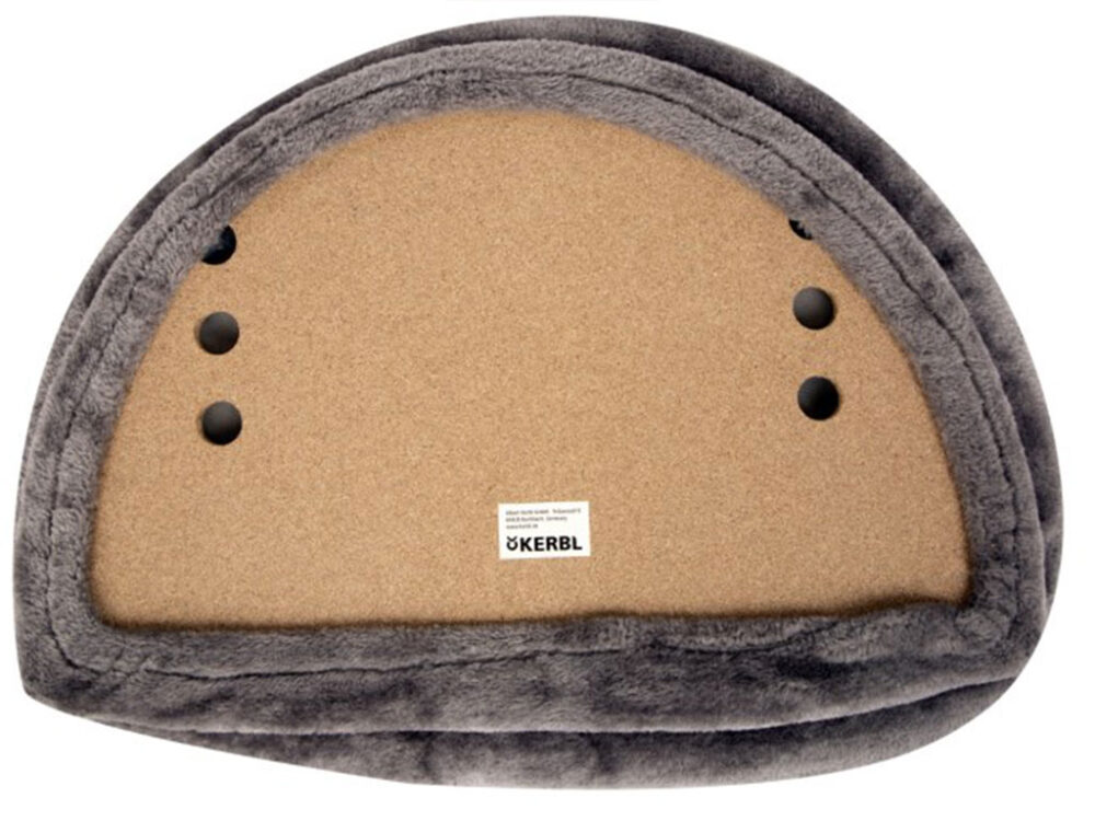 Pelech pre mačky na parapet KERBL 81614, 55x35x10 cm, sivý - Image 8