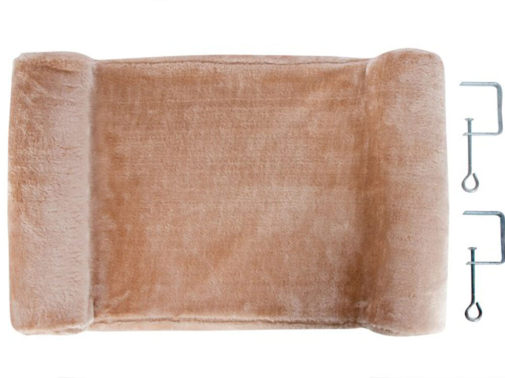 Pelech pre mačky, lehátko na parapet KERBL 82656, 56x36x7cm, béžový - Image 11
