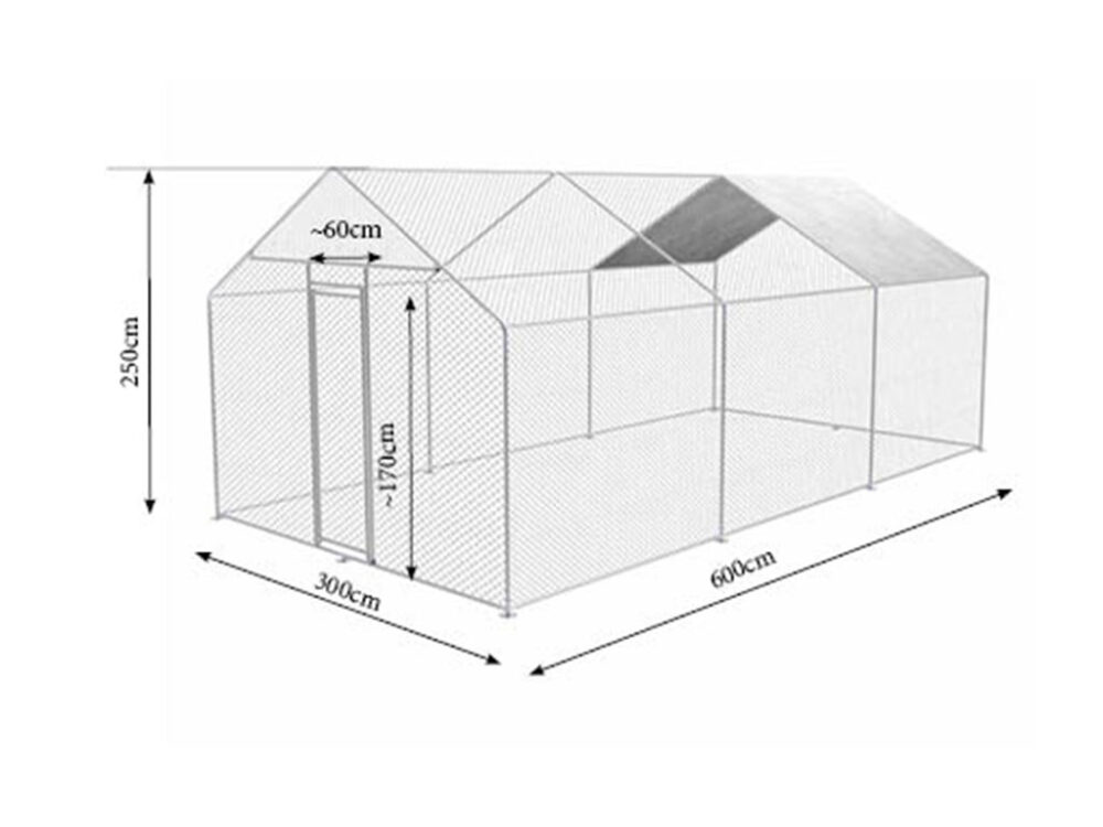 Výbeh pre hydinu ZM 3x6x2,45m - Image 12