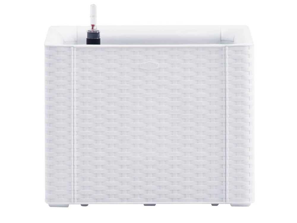 Samozavlažovací kvetináč, vyvýšený záhon STEFANPLAST NATURAL DELUXE 43 biela - Image 3