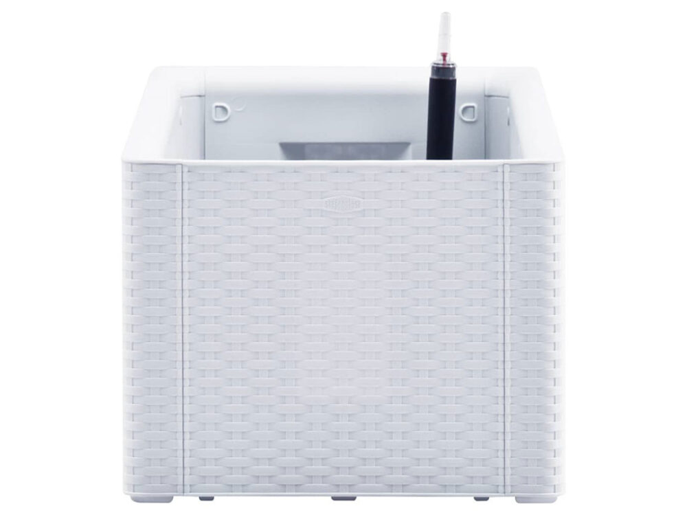 Samozavlažovací kvetináč, vyvýšený záhon STEFANPLAST NATURAL DELUXE 100 biela - Image 4