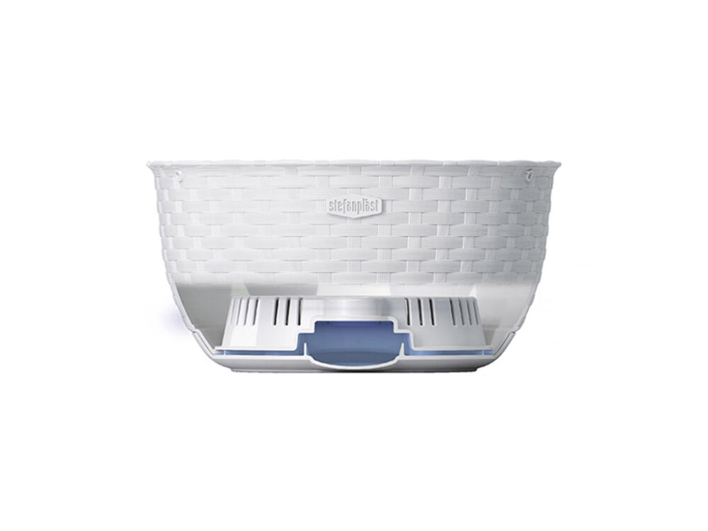 Závesný kvetináč STEFANPLAST NATURAL 30 biela - Image 2