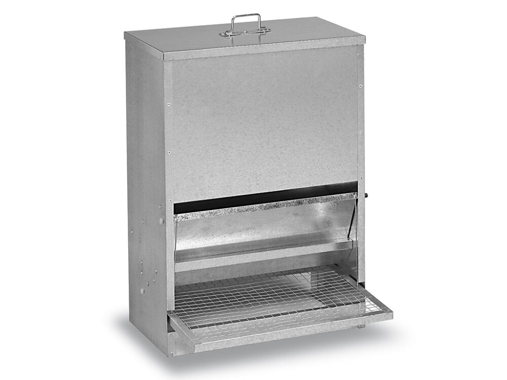 Nášľapné krmítko pre sliepky pozinkované GAUN 11275 - 40 kg