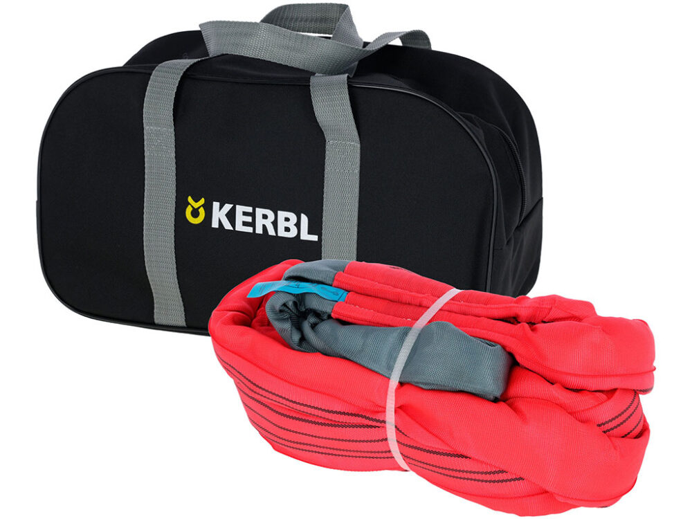 Ťažné lano s očkami KERBL 37706 6 m/40 mm/35000 kg, červené - Image 3