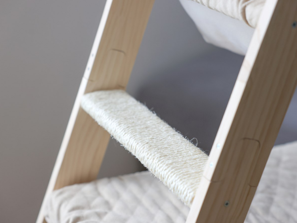 Rebrík pre mačky KERBL 80921 LADDER, 134x39, 5x97cm, prírodná / béžová - Image 6