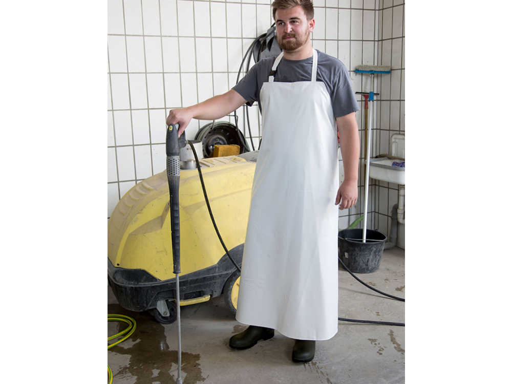 Zástera na dojenie a umývanie KERBL 15148 PROFI APRON, 120x80cm, biela - Image 4