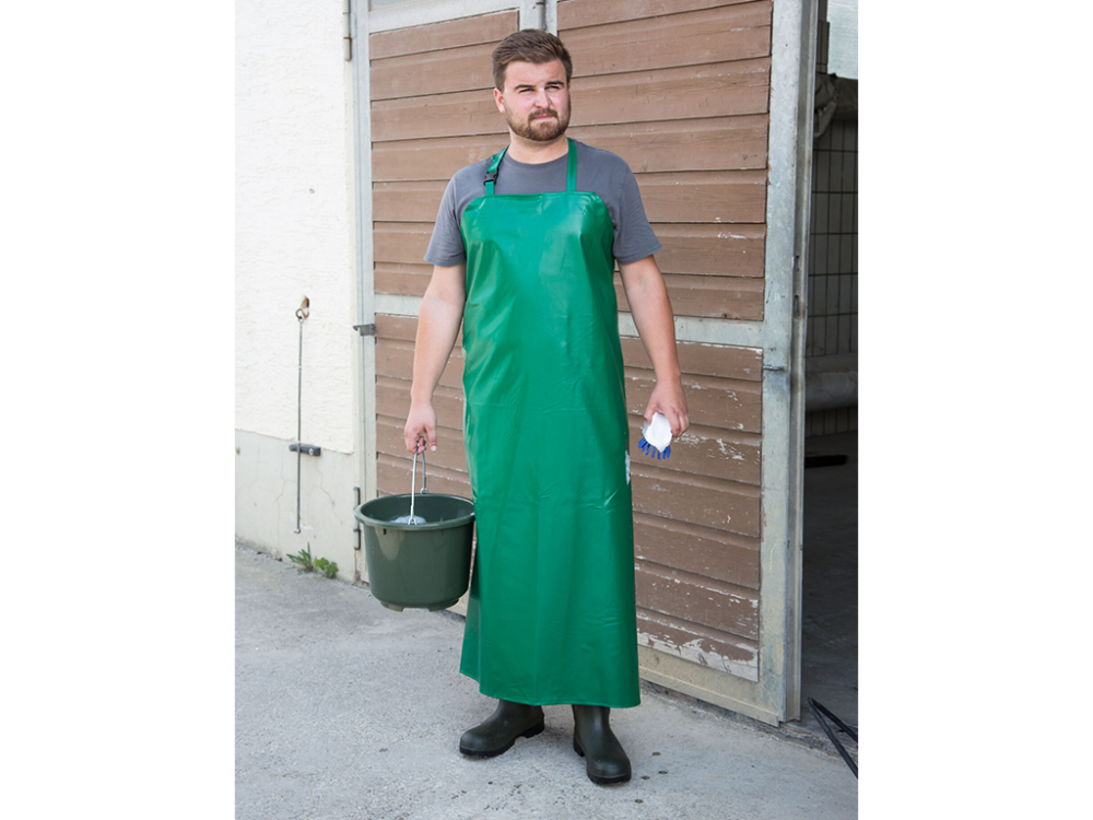 Zástera na dojenie a umývanie KERBL 15149 PROFI APRON, 120x80cm, zelená - Image 5