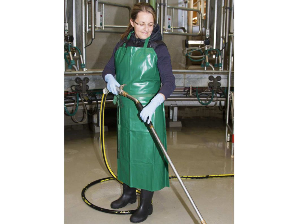 Zástera na dojenie a umývanie KERBL 15149 PROFI APRON, 120x80cm, zelená - Image 8