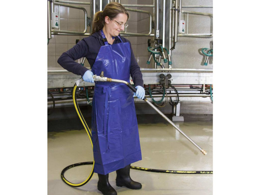 Zástěra na dojení a mytí KERBL 15153 PROFI APRON, 125x125cm, modrá - Image 6