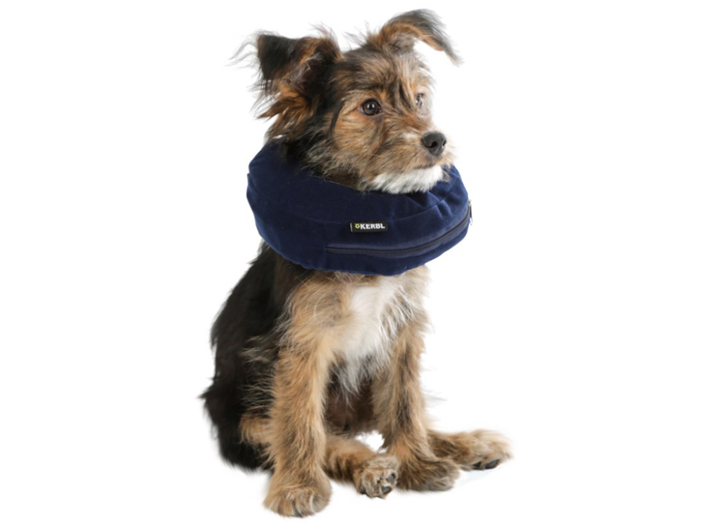 Nafukovací ochranný golier pre psov KERBL 80834 SURGICAL COLLAR, 18-30 cm, modrá - Image 4