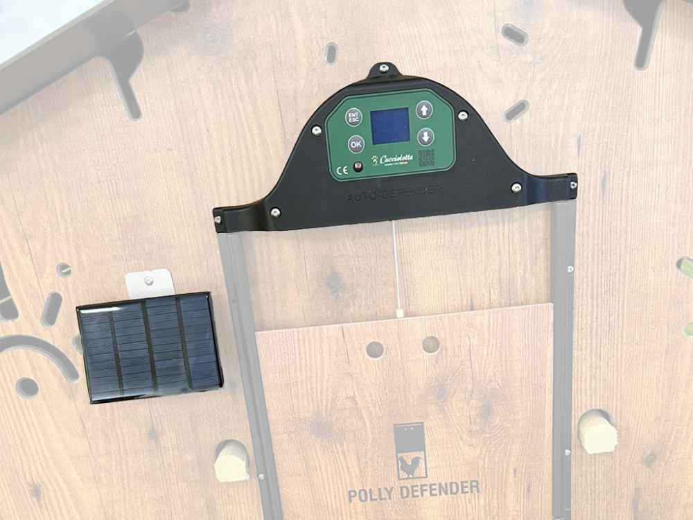 Automatické otvárania a zatvárania kurína POLLY AUTO-DEFENDER - so solárnym panelom - Image 6