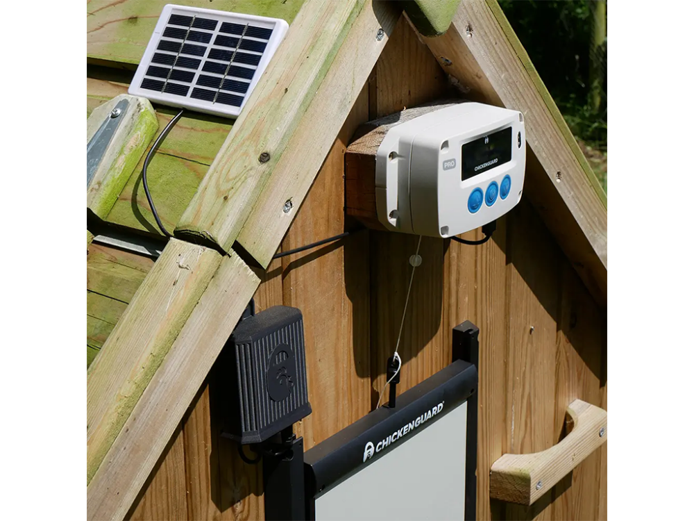 Komplet automatického otevírání a zavírání kurína CHICKEN GUARD PRO 25x30 SOLAR KIT - Image 2