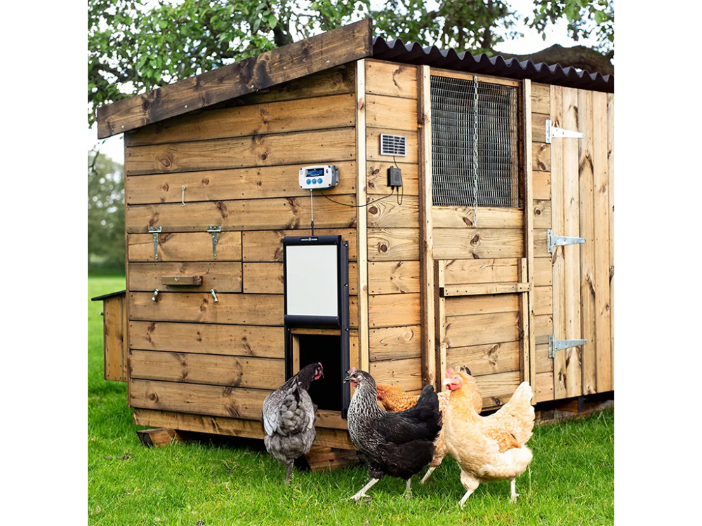 Komplet automatického otevírání a zavírání kurína CHICKEN GUARD PRO 25x30 SOLAR KIT - Image 4