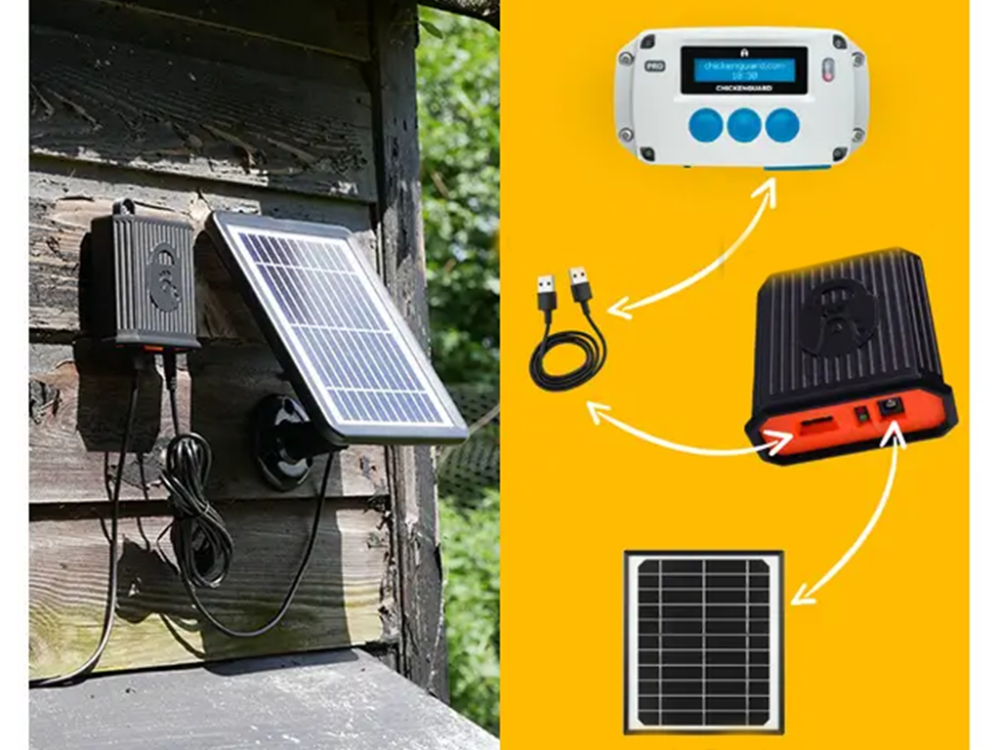 Solárna súprava na napájanie automatického otvárania a zatvárania kurína CHICKEN GUARD SOLAR POWER PACK - Image 7