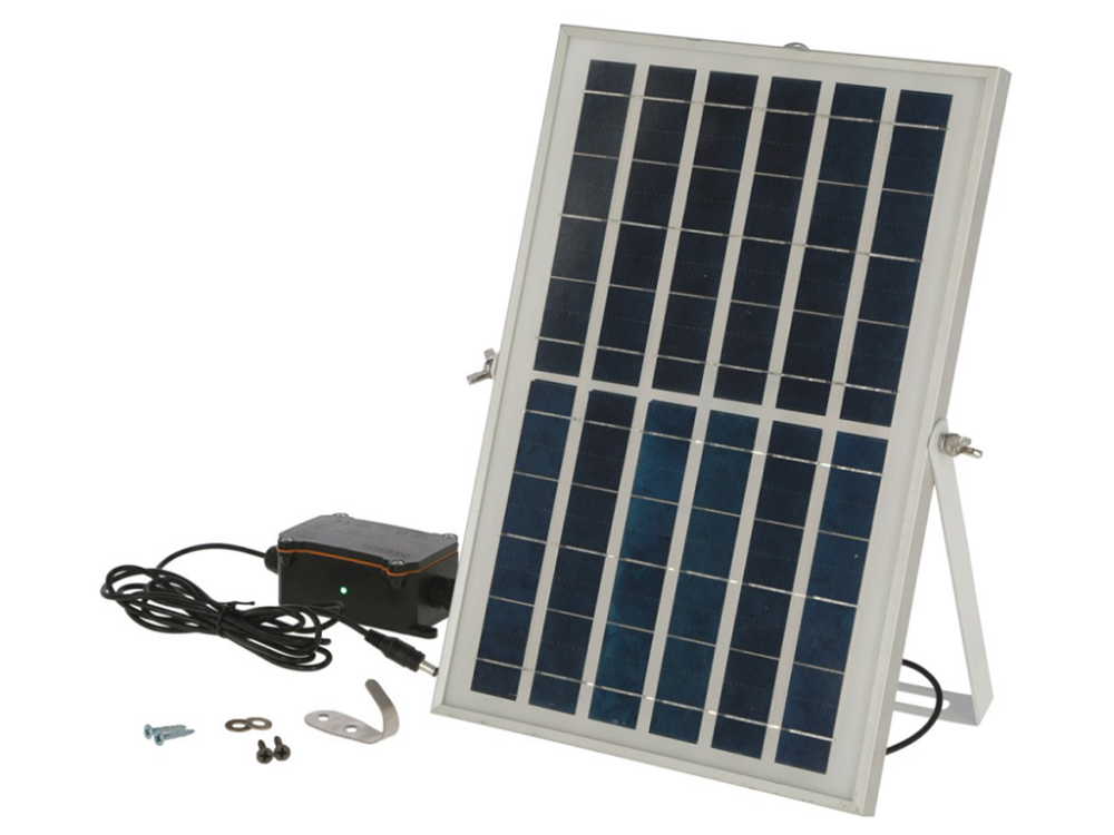 Solárna sada na napájanie automatického otvárania a zatvárania kurína KERBL 70556, 10W - Image 3
