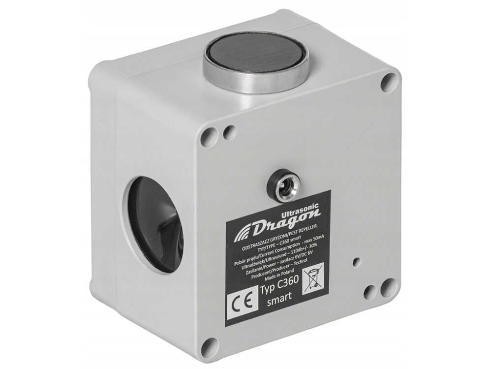 3D ultrazvukový plašič na kuny, myši a potkany DRAGON ULTRASONIC C360 SMART - Image 5