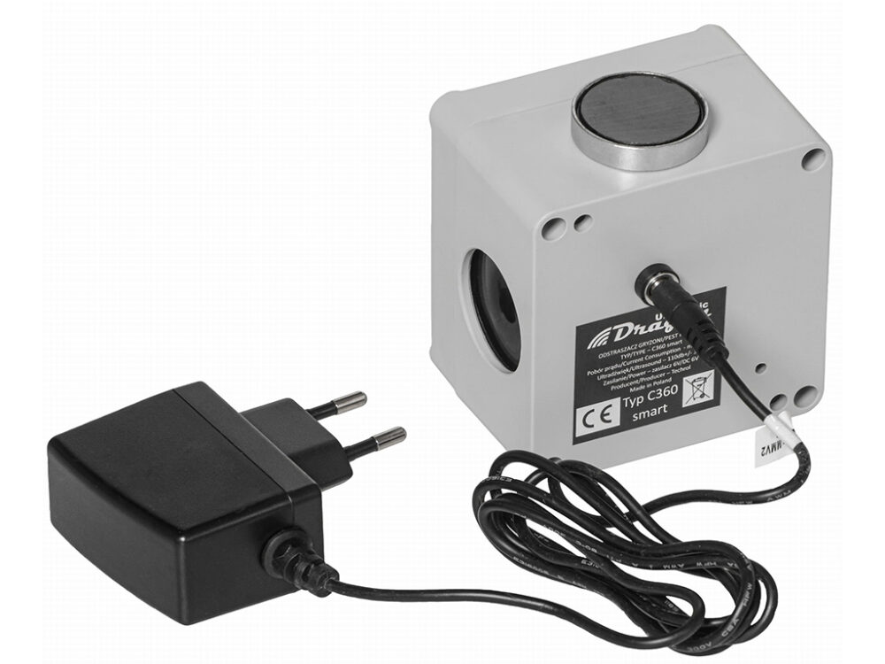 3D ultrazvukový plašič na kuny, myši a potkany DRAGON ULTRASONIC C360 SMART - Image 7