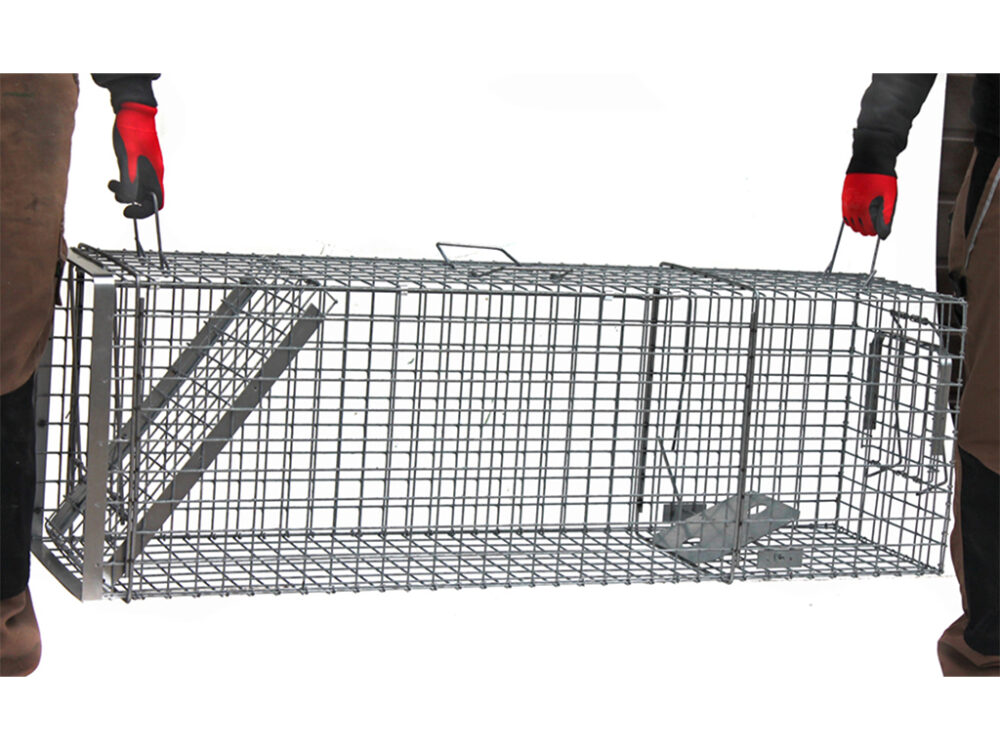 Profesionálna pasca na líšky, kuny, vydry a mačky TRAP H120x34x42 - Image 4