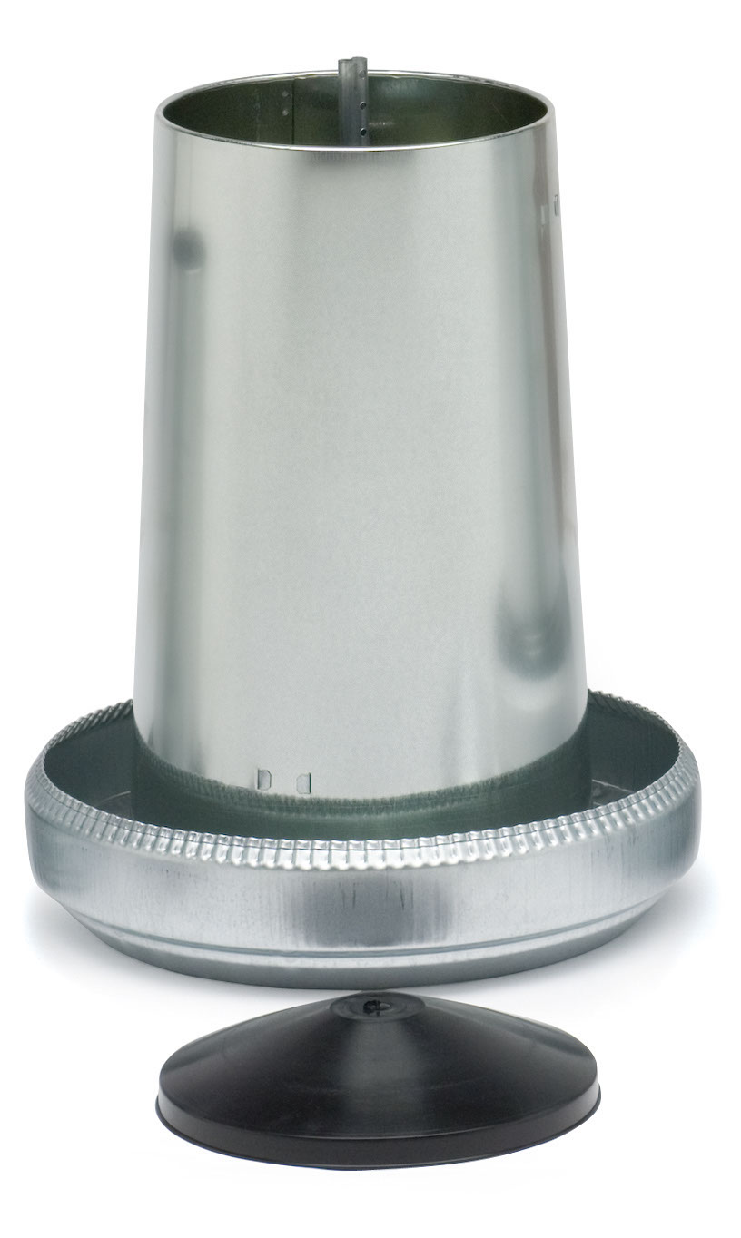 Závesný kŕmiaci automat pre hydinu pozinkovaný CF 013.40CMS - 40kg